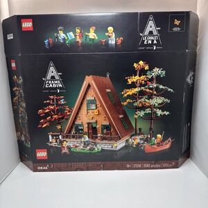 Box Only LEGO Ideas: A-Frame Cabin (21338) BOX ONLY